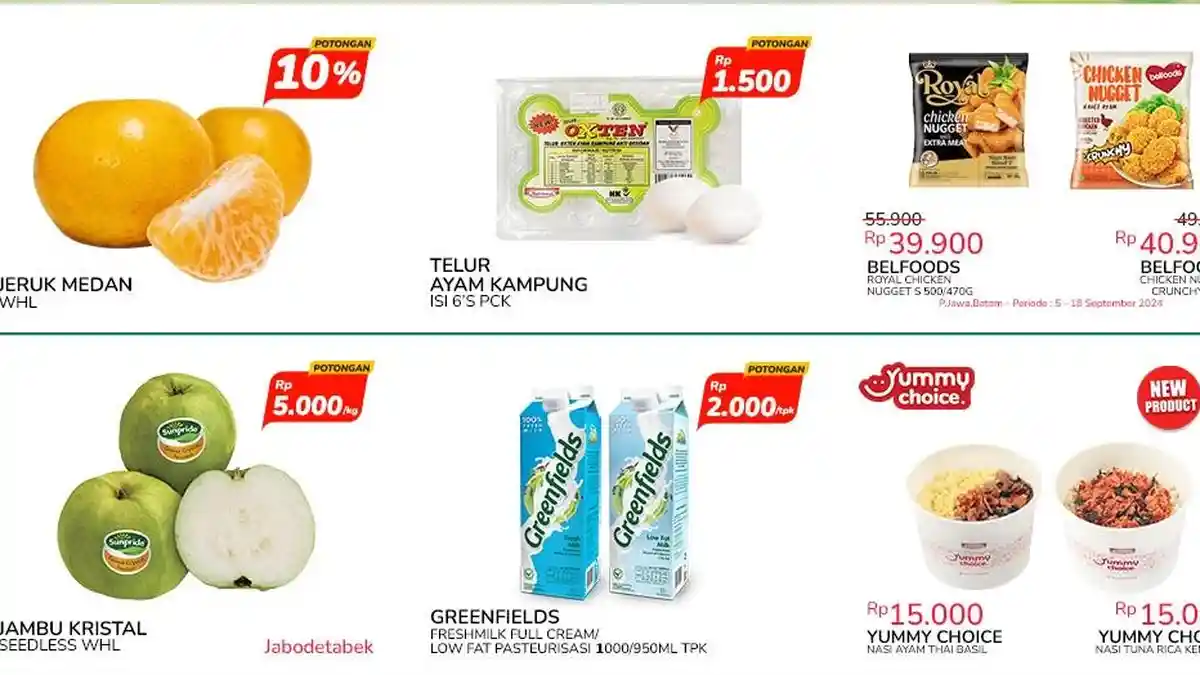 Promo Indomaret di Akhir Pekan, Potongan Rp 5.000 dan Rp 2.000 untuk Jambu Kristal dan Greenfields