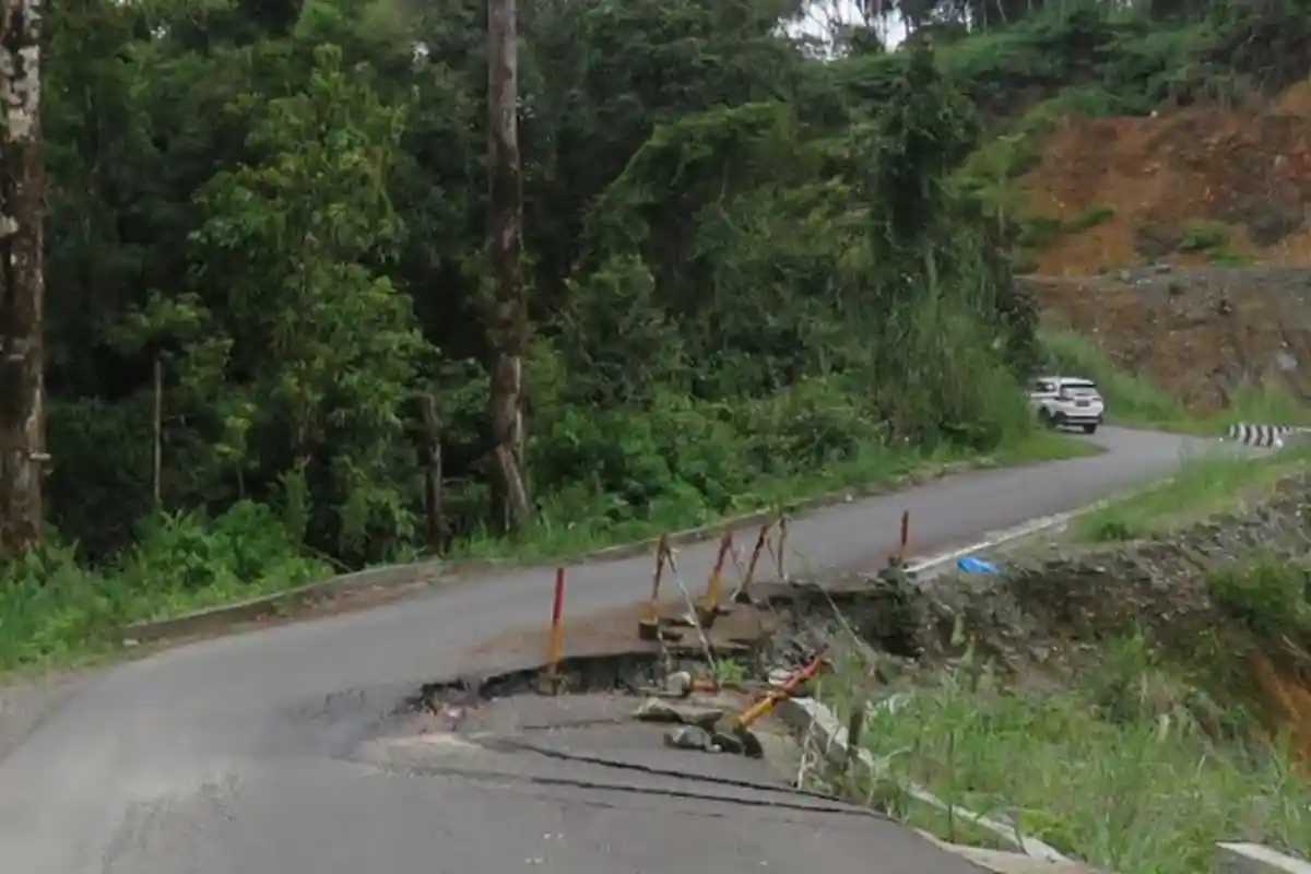Jalan Nasional Beutong-Takengon Amblas, PUPR Lapor ke Balai Kementerian PU