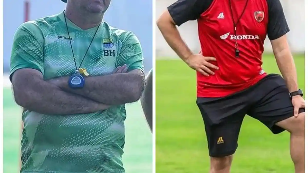 Adu Taktik Bernardo Tavares dan Bojan Hodak di Laga PSM Makassar Vs Persib Bandung