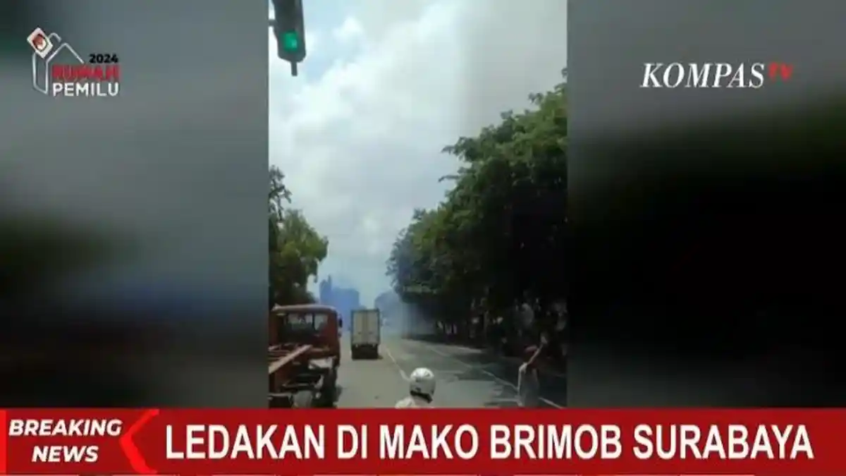 Ledakan Mako Brimob Surabaya Terdengar Sangat Kencang Hingga Radius 3 Km, Kaca Rumah Warga Begetar