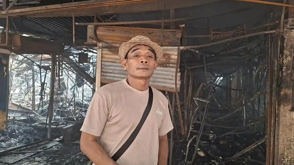 Cerita Saksi Mata Kebakaran Pasar Taman Puring Jaksel, Api Merambat Cepat dari Setiap Sisi