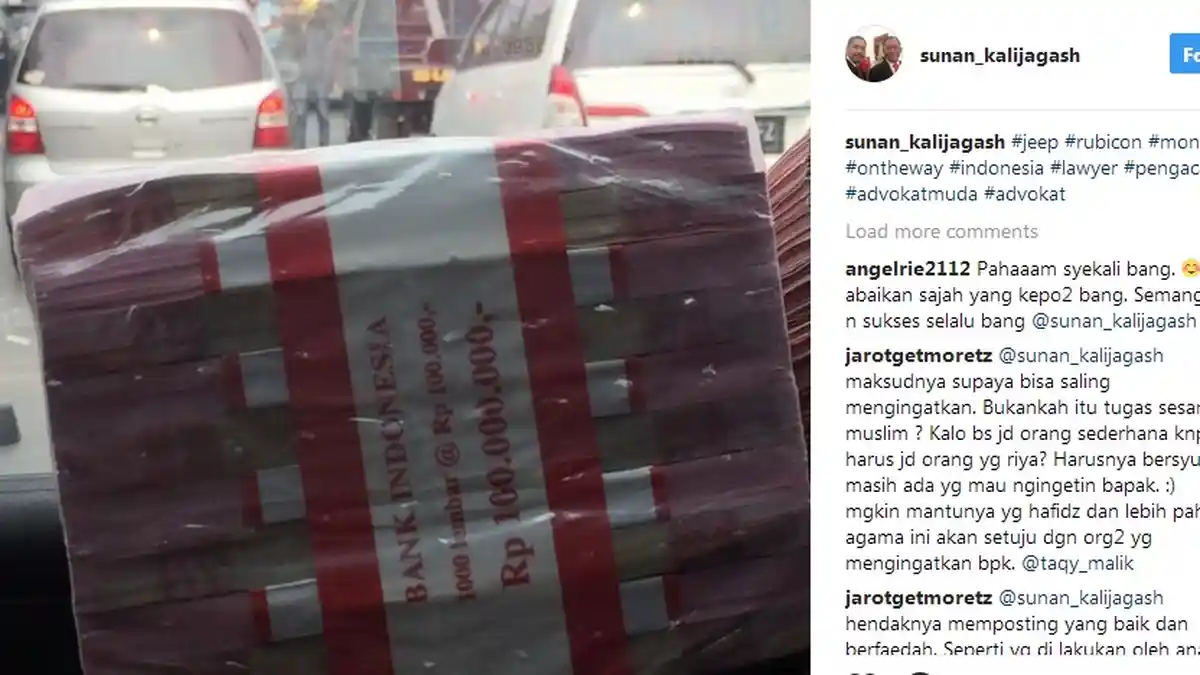 Video Viral, Pengacara Kondang Pamer Uang Ratusan Juta di Mobil, Hasil Bekerja Sehari