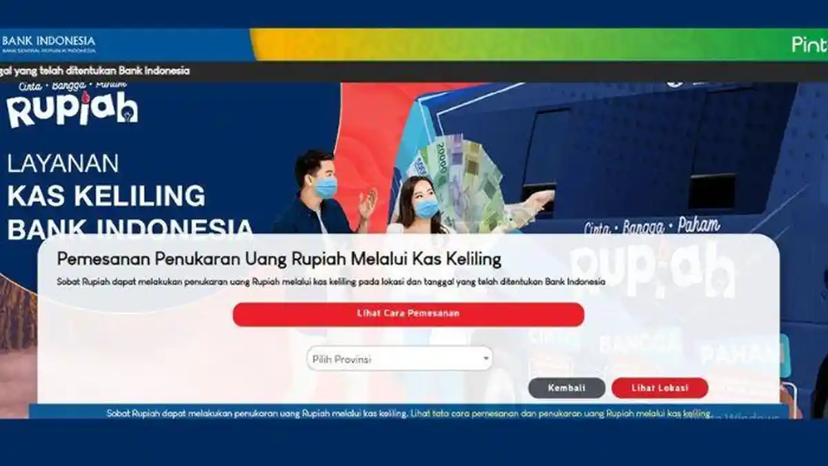 Cara Penukaran Uang Baru 2025 Bank Indonesia Online Via HP di Link ...