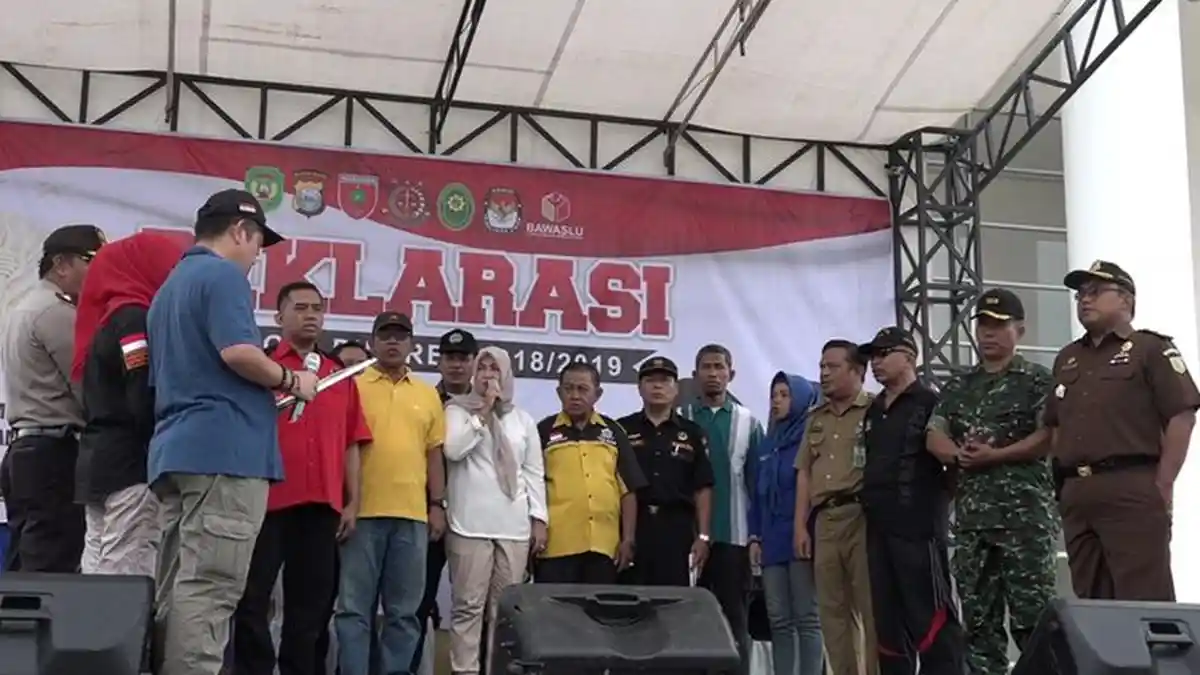 Hanya 7 Partai yang Mengikuti Deklarasi Pemilu Damai di Palopo