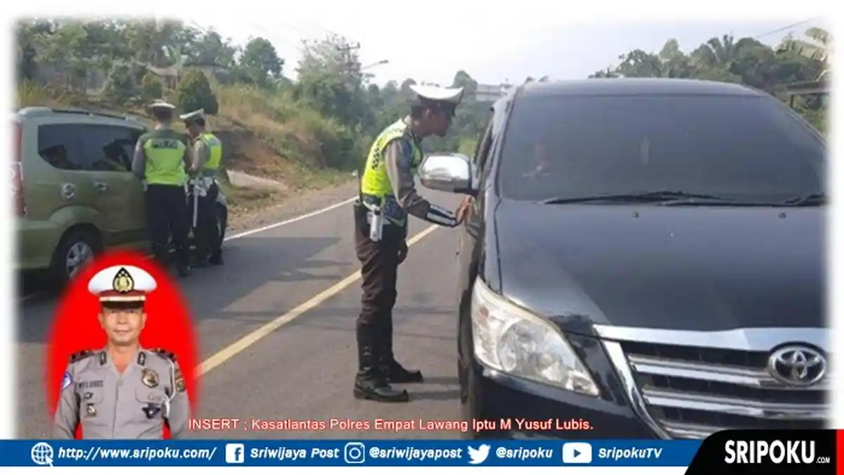 Selama OPS Patuh Musi 2019 Satlantas Polres Empat Lawang Keluarkan 254 Lembar Sanksi Tilang