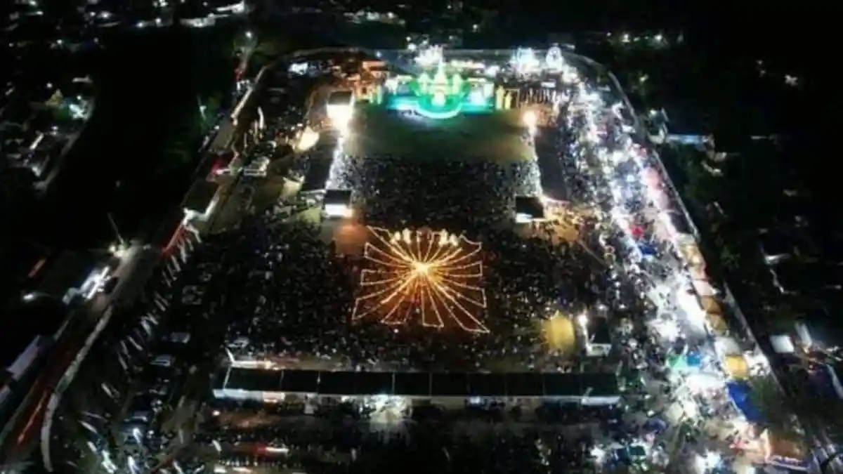 Semarak Malam Final MTQ Ke-29 Provinsi NTB, Warga Banjiri Lapangan Masbagik