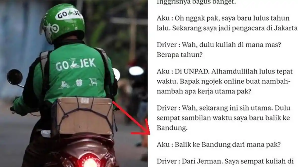 Curhat Driver Ojek Online yang Mantan Mahasiswa Lulusan Jerman: Nggak Ada Lowongan Kerja