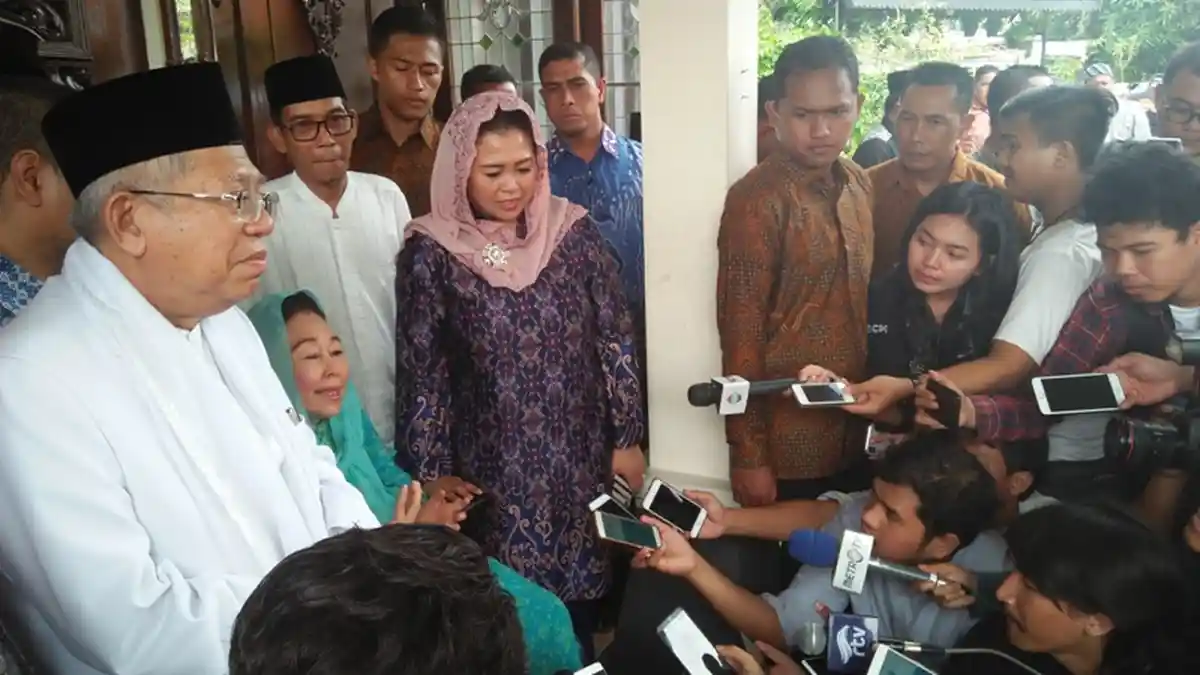 Pesan Politik Istri Gus Dur Usai Ma'ruf Sambangi Rumahnya
