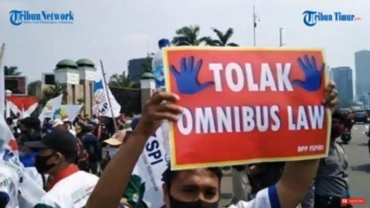 Sudah Sah Jadi Undang-undang, Ternyata Ini Alasan Buruh Tolak RUU Cipta Kerja