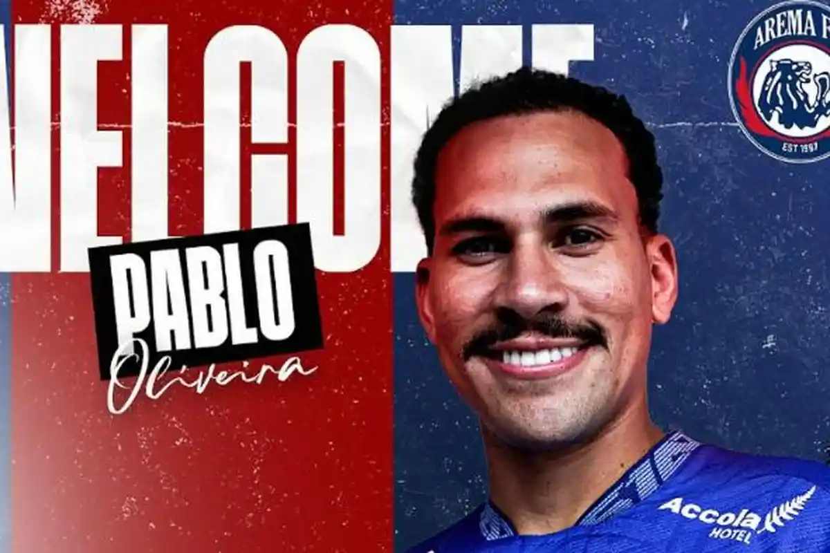 Gelandang Asal Brasil Pablo Oliveira Resmi Gabung Arema FC, Pernah Main Bareng Wiliam Marcilio