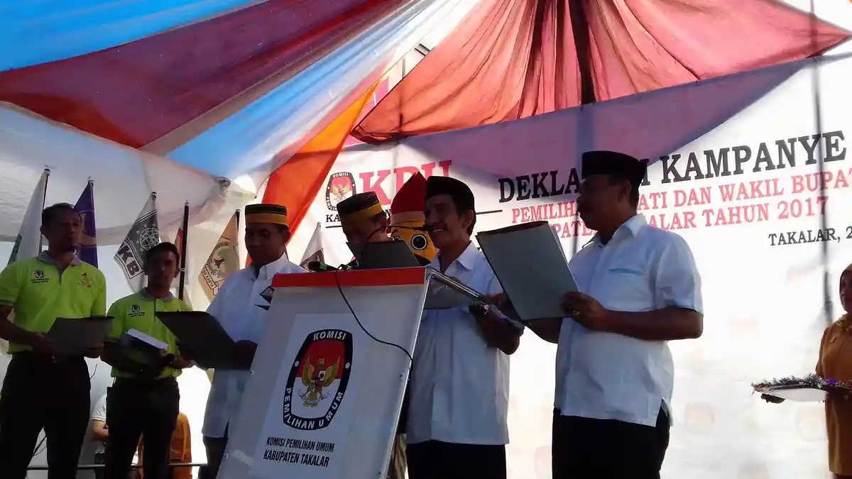 Burhanuddin Baharuddin Pimpin Deklarasi Kampanye Damai