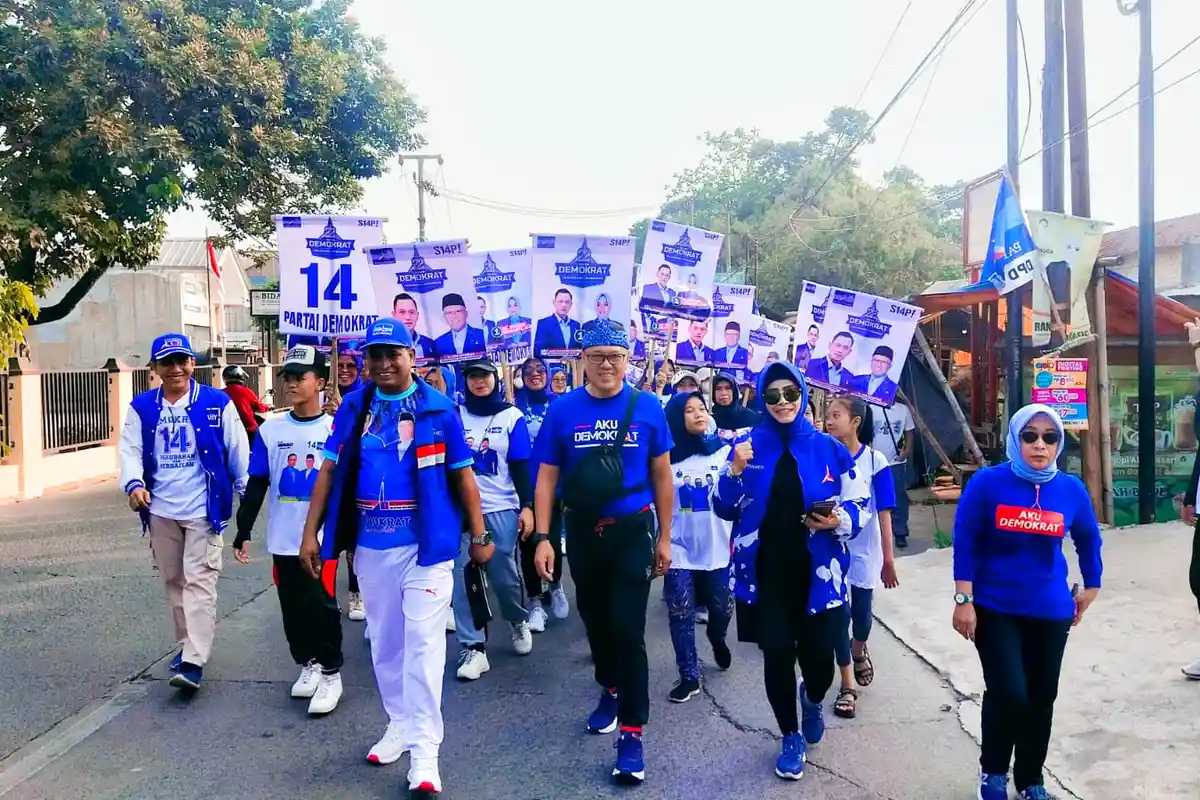 Rayakan HUT ke-22, Partai Demokrat Kota Depok Ajak Warga Jalani Hidup Sehat