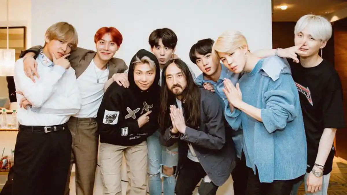 Lagu Kolaborasinya Bareng BTS Dapat Sertifikat Emas, Steve Aoki Langsung Pajang di Tembok!