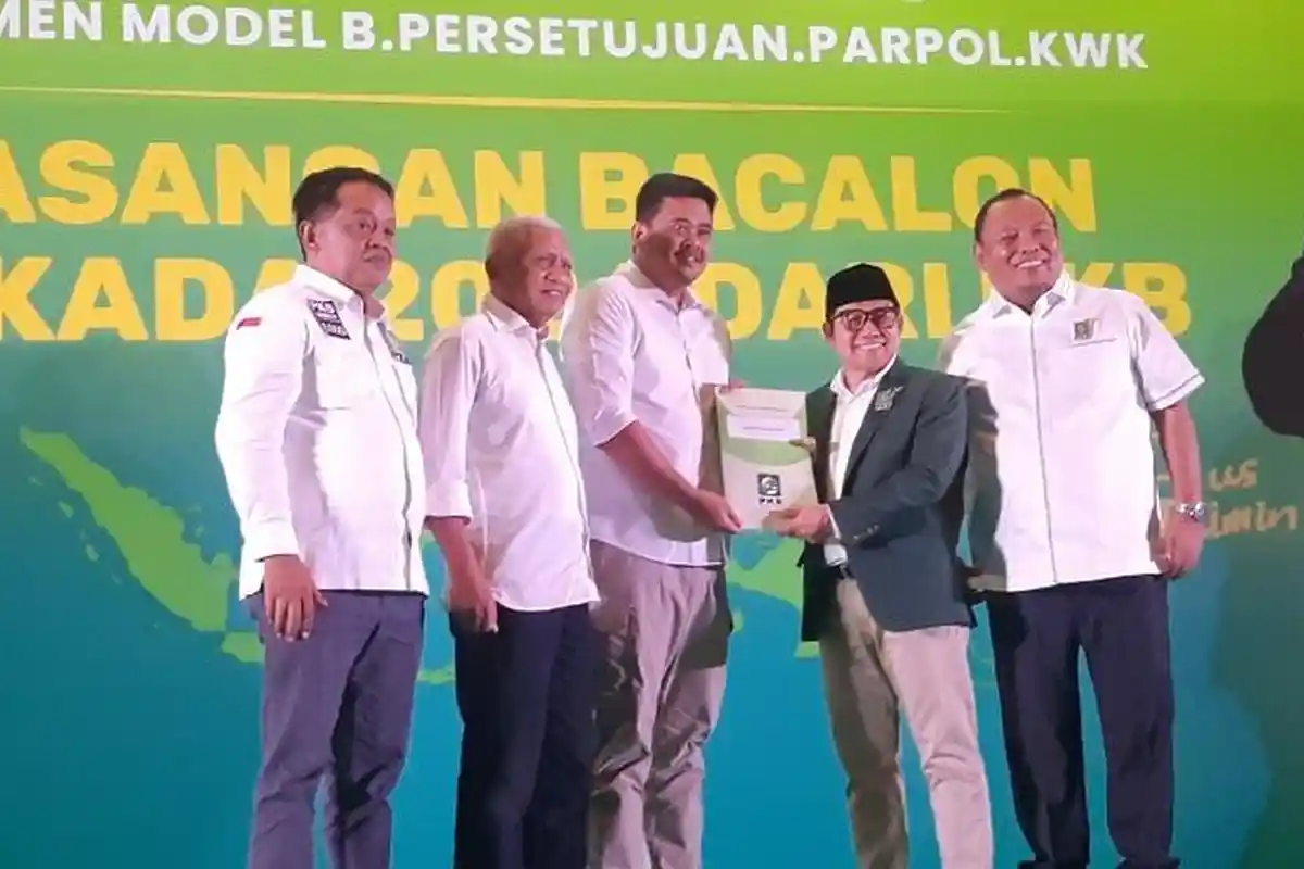 PKB Umumkan Calon Kepala Daerah, Bobby Nasution Diusung Jadi Cagub Sumut