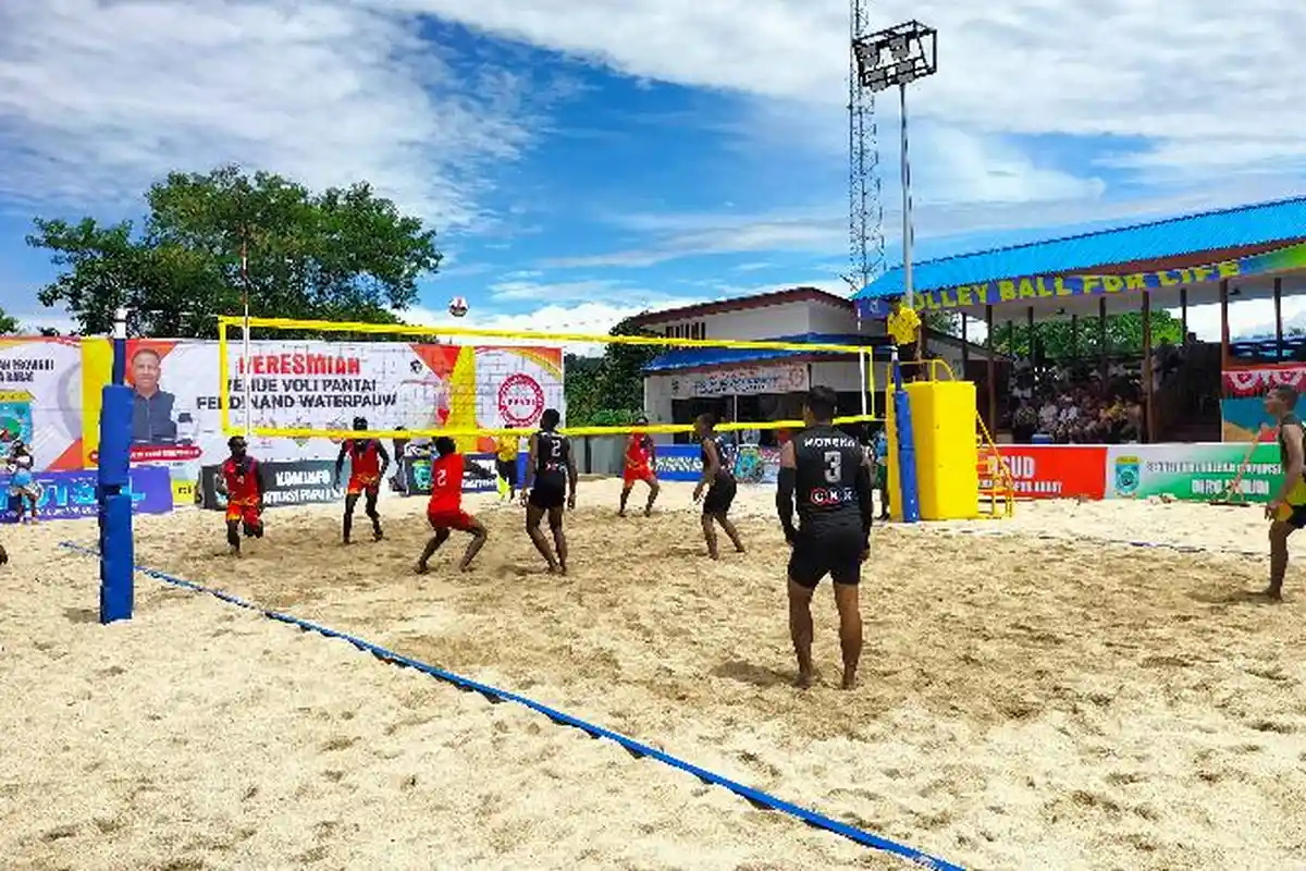 Hasil Final Voli Pantai Kejurda: Bekuk Moreno 2-1, Jayapura Juara Putra 4x4, Berikut Peringkat 3-4
