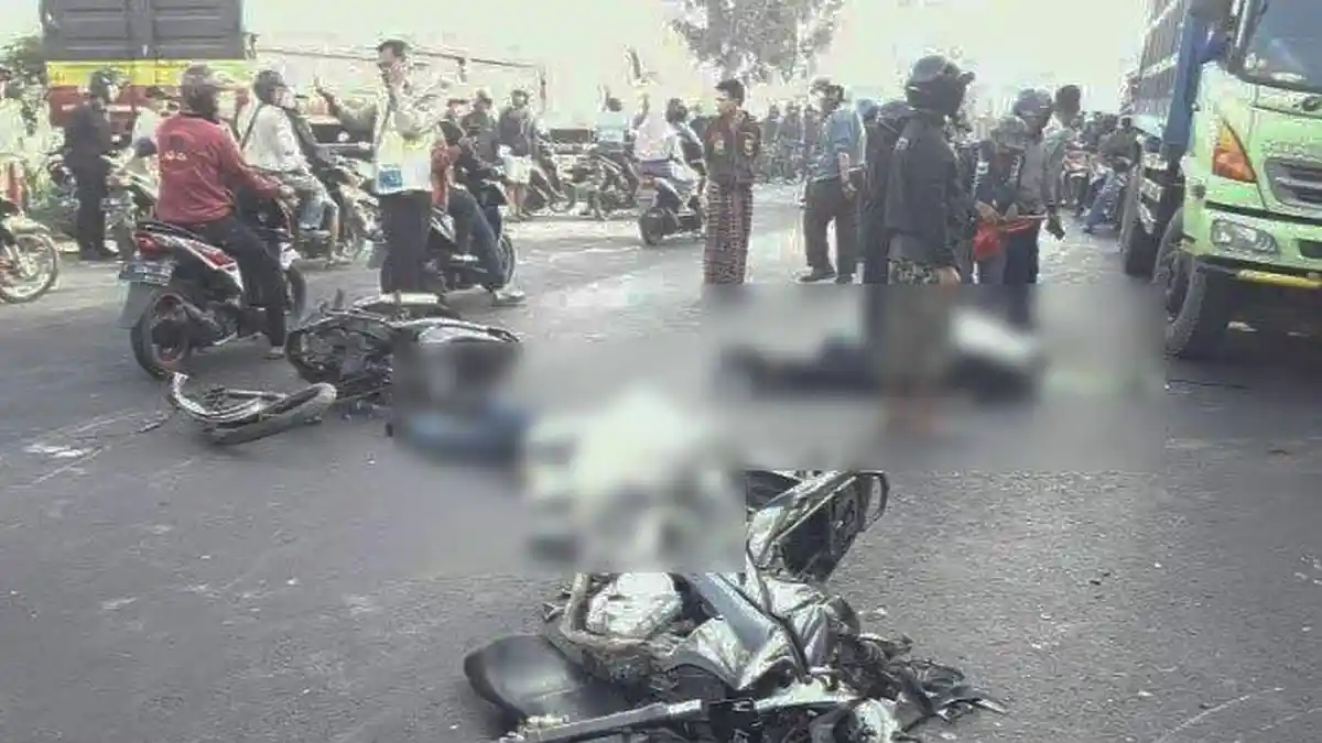 Kecelakaan Maut Tewaskan Dua Pengendara Motor, Bermula dari Ngebut Kemudian Tabrakan Adu Banteng