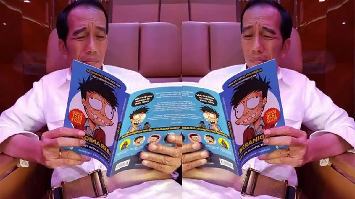 Foto Presiden Jokowi Berkerut saat Baca Komik Jadi Viral, Begini Kisahnya