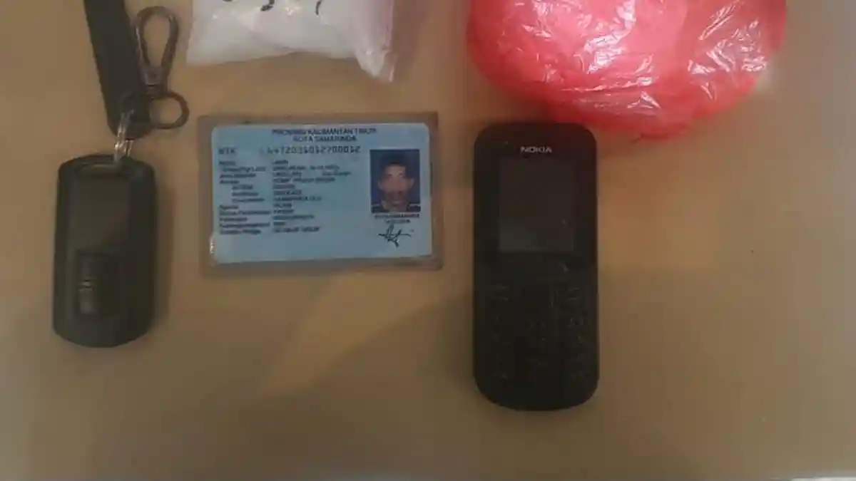 Mondar-mandir di Pasar Segiri Samarinda, Udin Disergap Polisi, Terbukti Bawa Narkoba