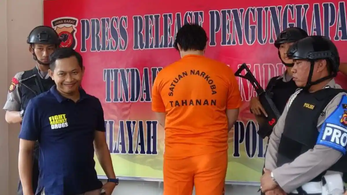 Polres Metro Bekasi Tangkap 9 Pengedar Narkoba Sepanjang Bulan Ramadan
