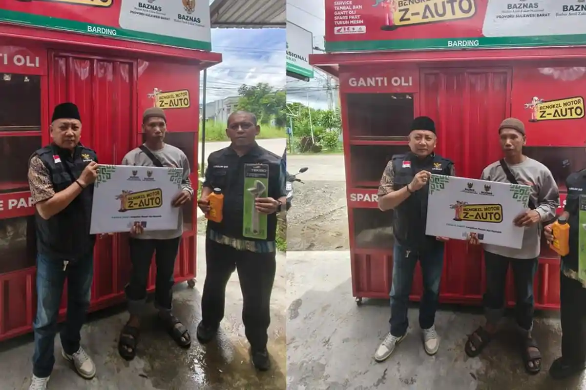 BAZNAS Sulbar Berdayakan Mustahik Lewat Program Z Auto Bidang Perbengkelan