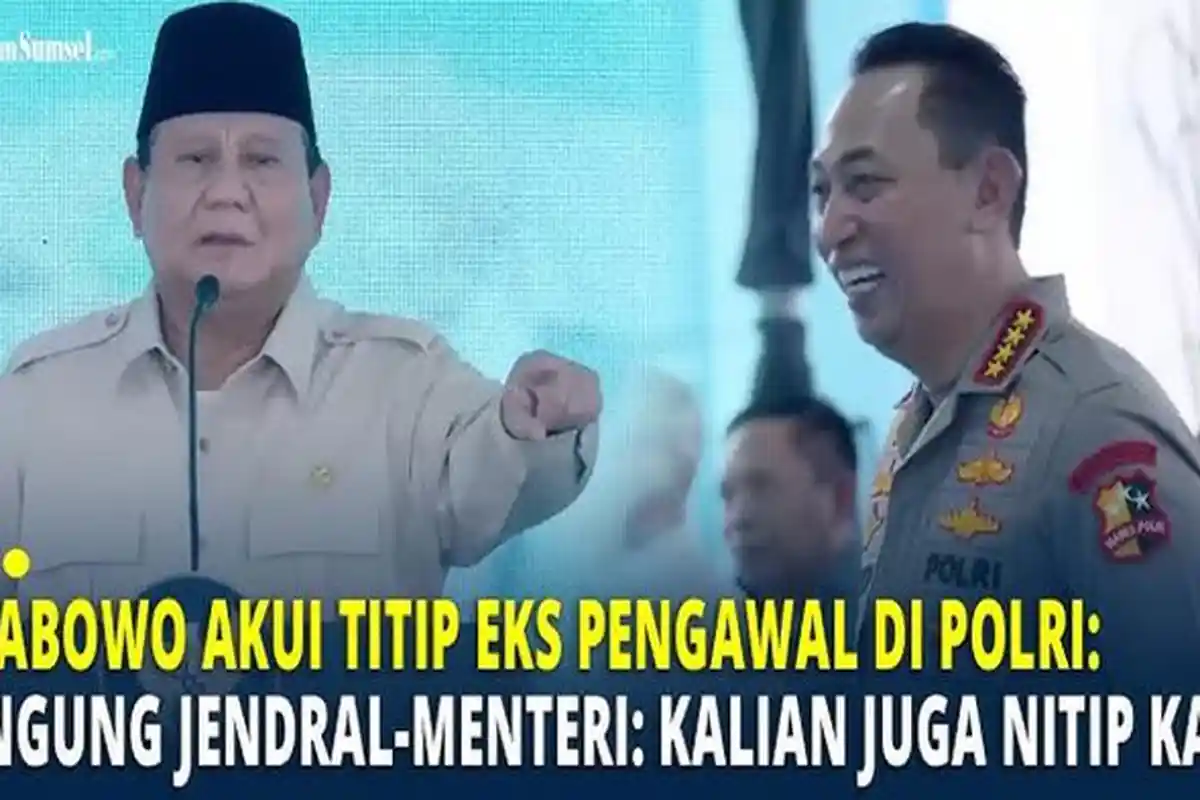 PRESIDEN Prabowo Sebut Sah Titip Orang Dekat di Sekolah Polisi 2025