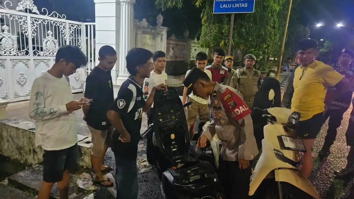 Polres Sibolga Gelar Patroli Gabungan, Tekan Angka Kriminalitas di Kota Sibolga