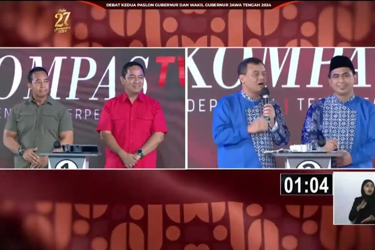 Link Live Streaming Hasil Quick Count Pilgub Jateng 2024, Andika-Hendi VS Luthfi-Taj Yasin
