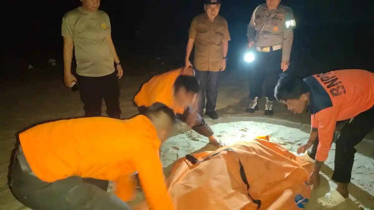 Ciri-ciri Jasad Laki-laki yang Ditemukan di Pantai Ketang Lampung Selatan