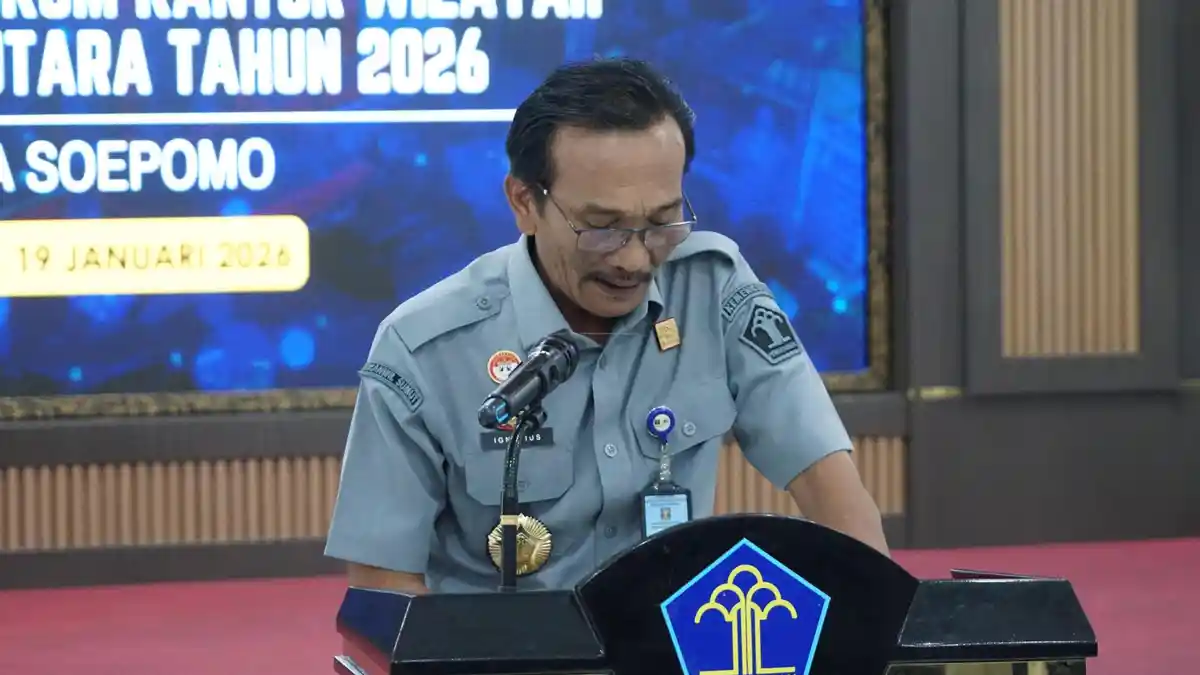Kanwil Kemenkum Sumut Tandatanganani Digital Zona Integritas dan Perjanjian Kinerja Tahun 2026