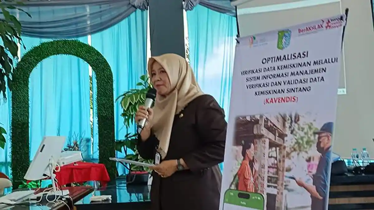 Permudah Verifikasi Data Kemiskinan, Bappeda Sintang Luncurkan Aplikasi Kavendis