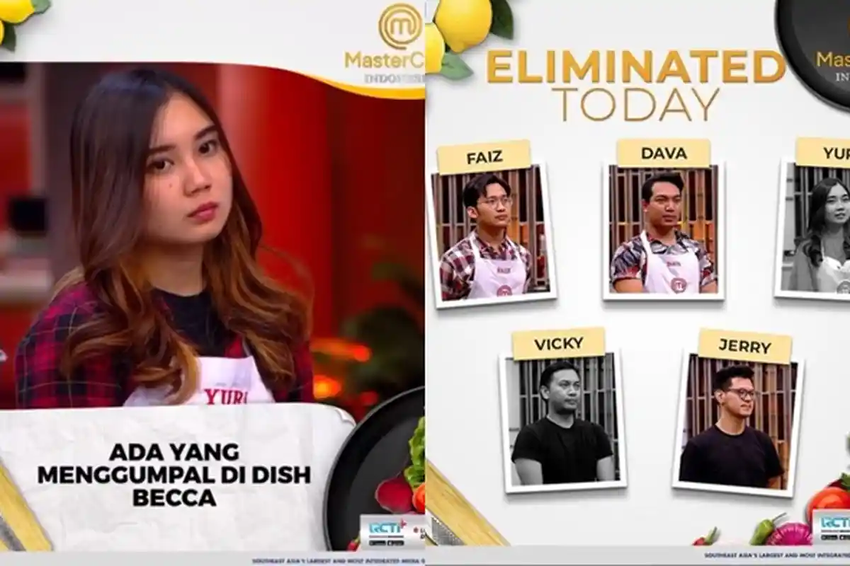 MasterChef Indonesia, Yuri Menangis Tereliminasi, Top 12 Tayang Malam Ini, LINK LIVE STREAMING RCTI