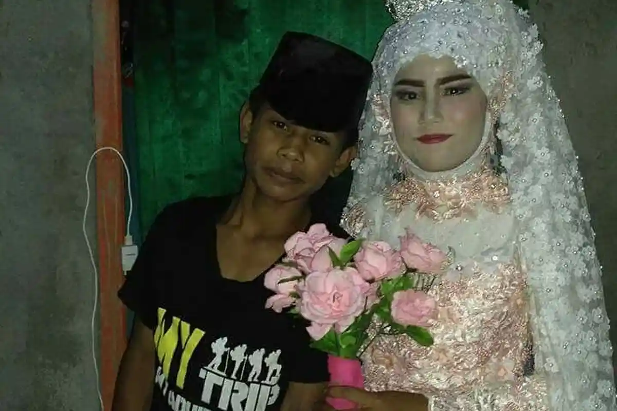 Pernikahan Pasangan Muda yang Masih SMP Viral, Netter Soroti Dandanan Mempelai Wanitanya