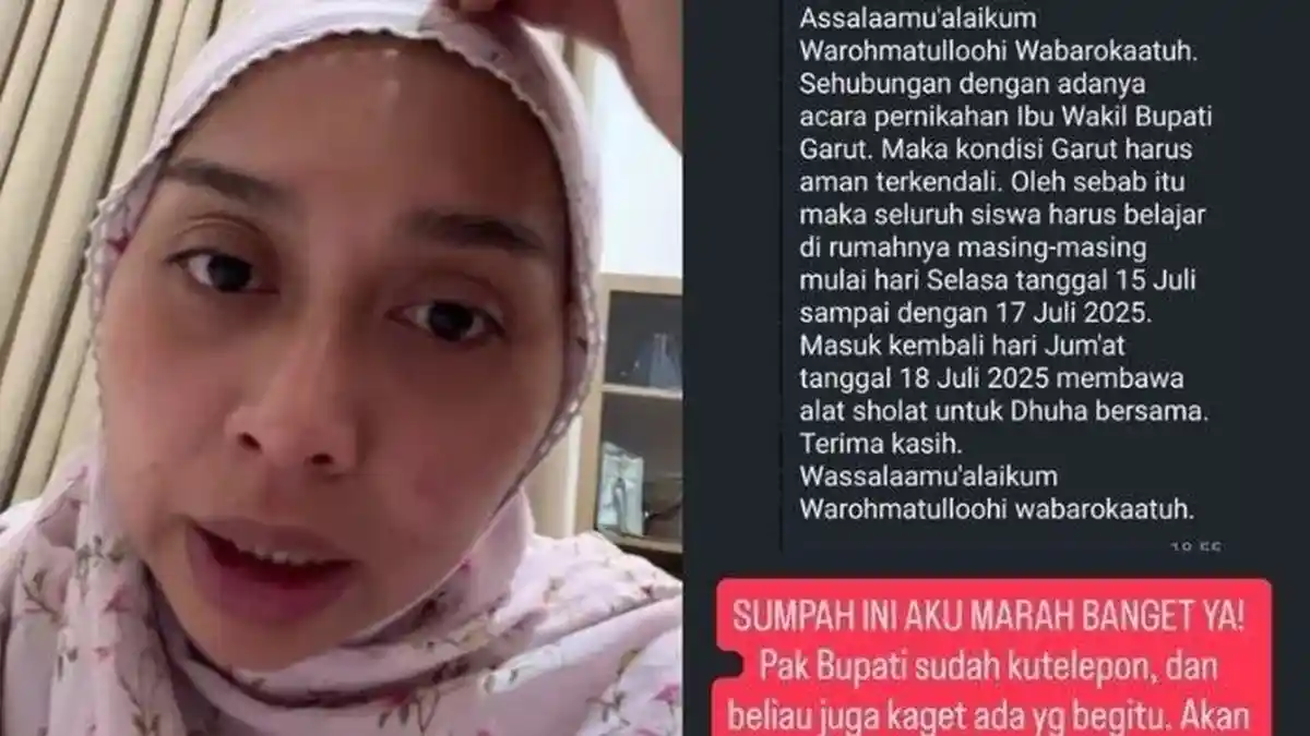 Klarifikasi Putri Karlina, Kabar Siswa Libur 3 Hari Jelang Pernikahannya, Wabup Garut: Sumpah