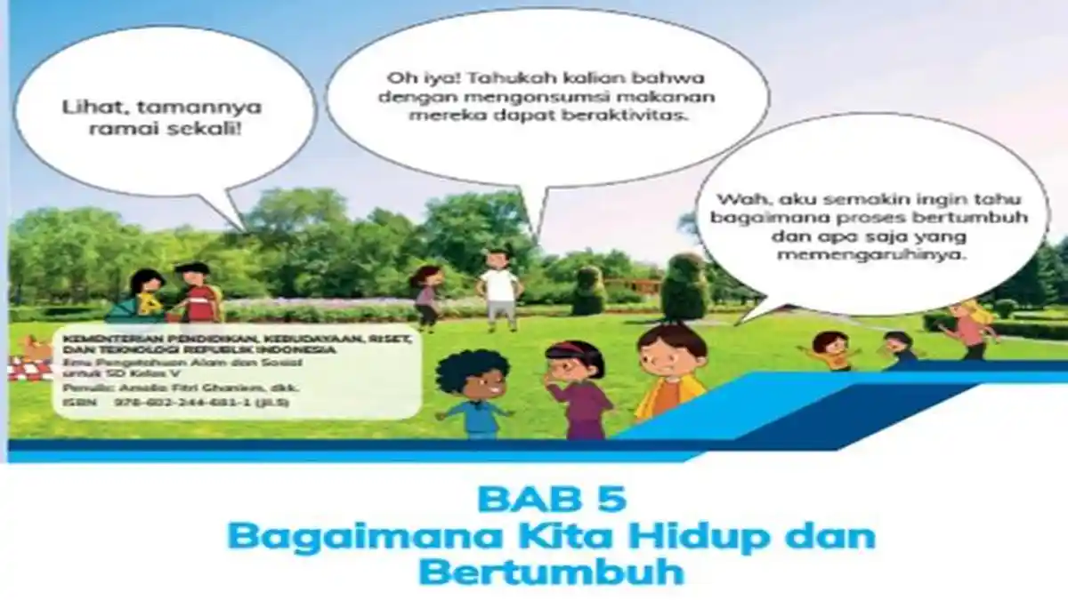 20 Latihan Soal BAB 5 IPAS Kelas 5 SD Kurikulum Merdeka, Bagaimana Kita Hidup dan Bertumbuh
