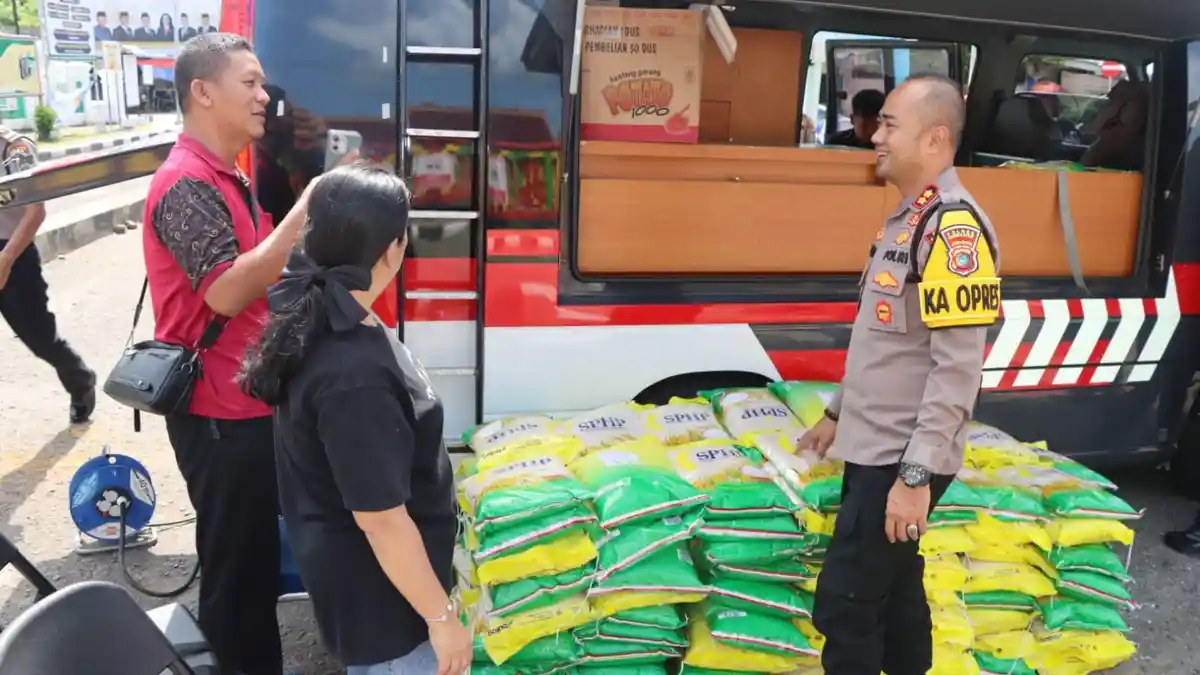 Polres Bangka Barat Siapkan 1 Ton Beras SPHP