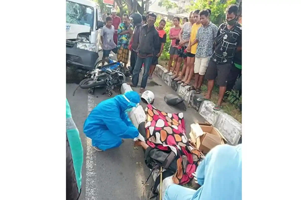 Nyawa Adi Yanto Tak Tertolong Usai Tertabrak Mobil di Jalan By Pass Ngurah Rai Denpasar