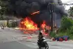 Kebakaran Toko di Kariangau Balikpapan Barat, Tiga Unit Usaha dan Dua Motor Hangus