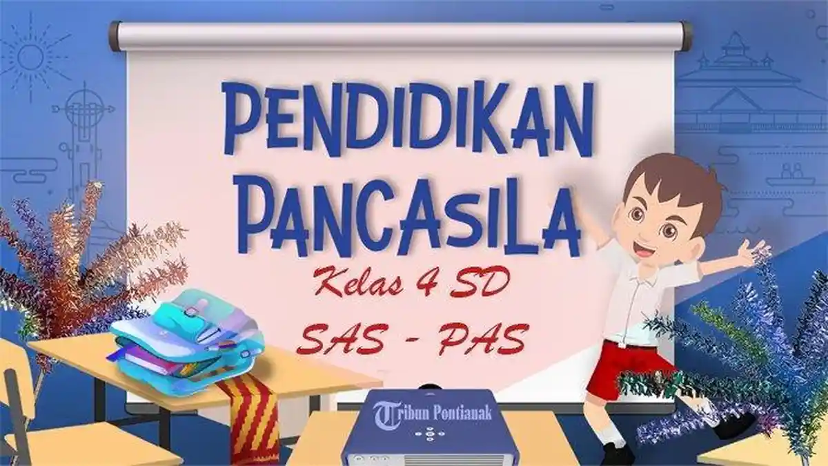 50 Contoh Soal dan Kunci Jawaban Pilihan Ganda PAS/UAS PPKN Kelas 4 SD/MI Kurikulum Merdeka