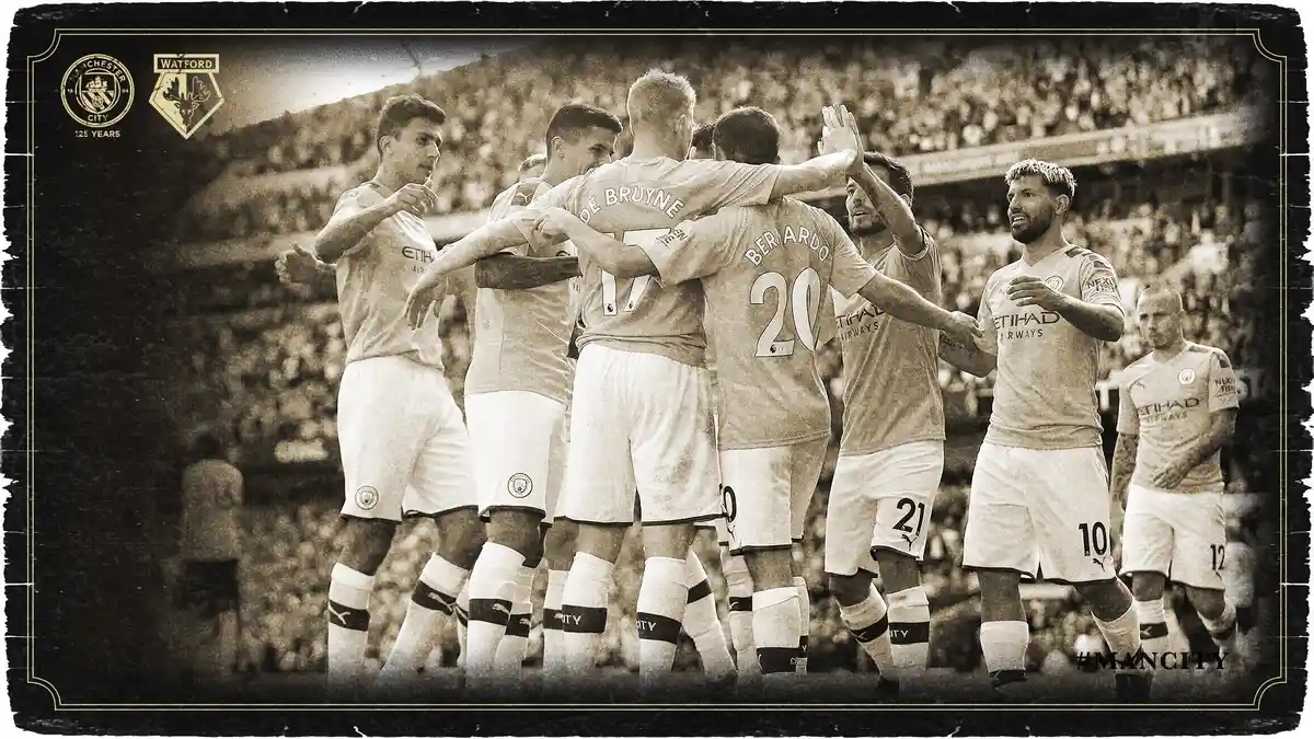 Hasil Liga Inggris - Manchester City Bombardir Gawang Watford 8 Gol Tanpa Balas