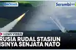 VIDEO Rusia Rudal Stasiun Kereta, Isinya Gudang Senjata NATO dan Amerika Langsung Dihancurkan!