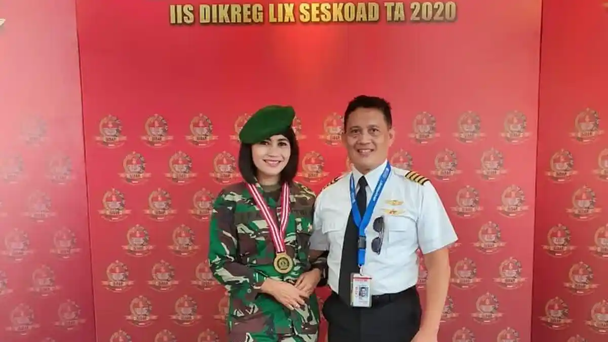 Kisah Mayor Ifa Lulus Sesko AD Didampingi Suami, Padahal Sehari-hari LDR Jakarta-Houston