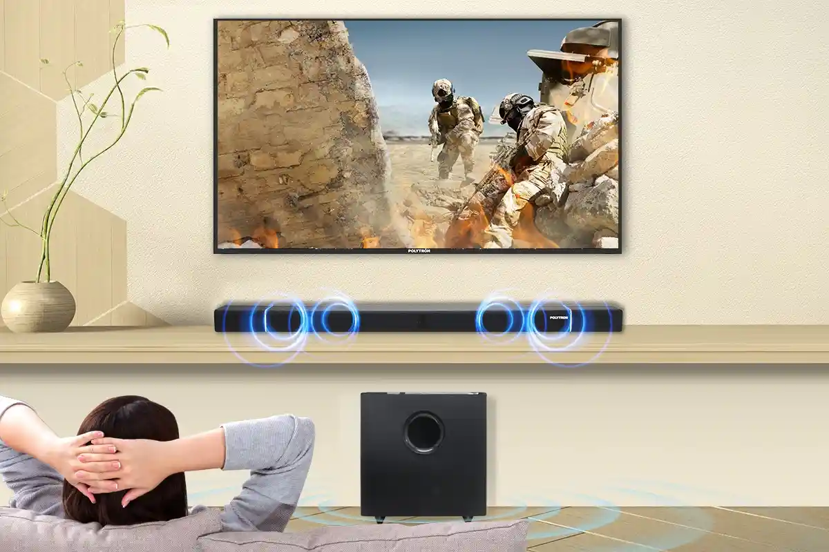 Speaker Soundbar dari Polytron, Nonton dan Dengar Musik Seru Cuma dengan Satu Alat