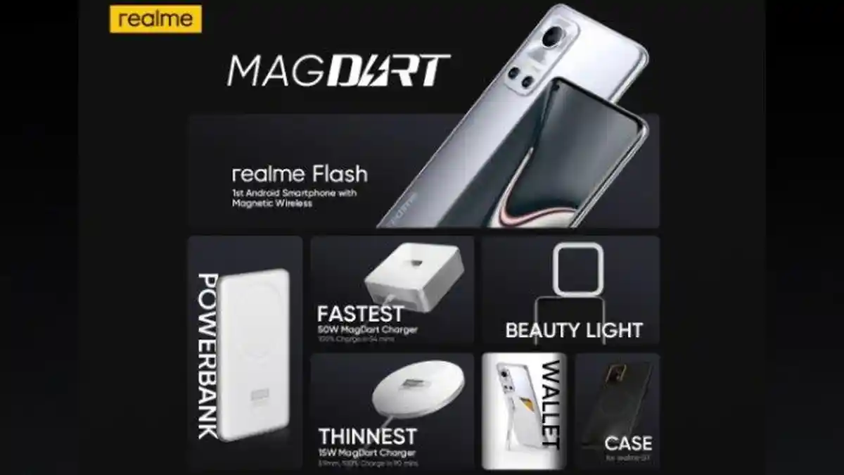 Realme Resmi Luncurkan MagDart, Charger Nirkabel Magnetik Tercepat di Dunia