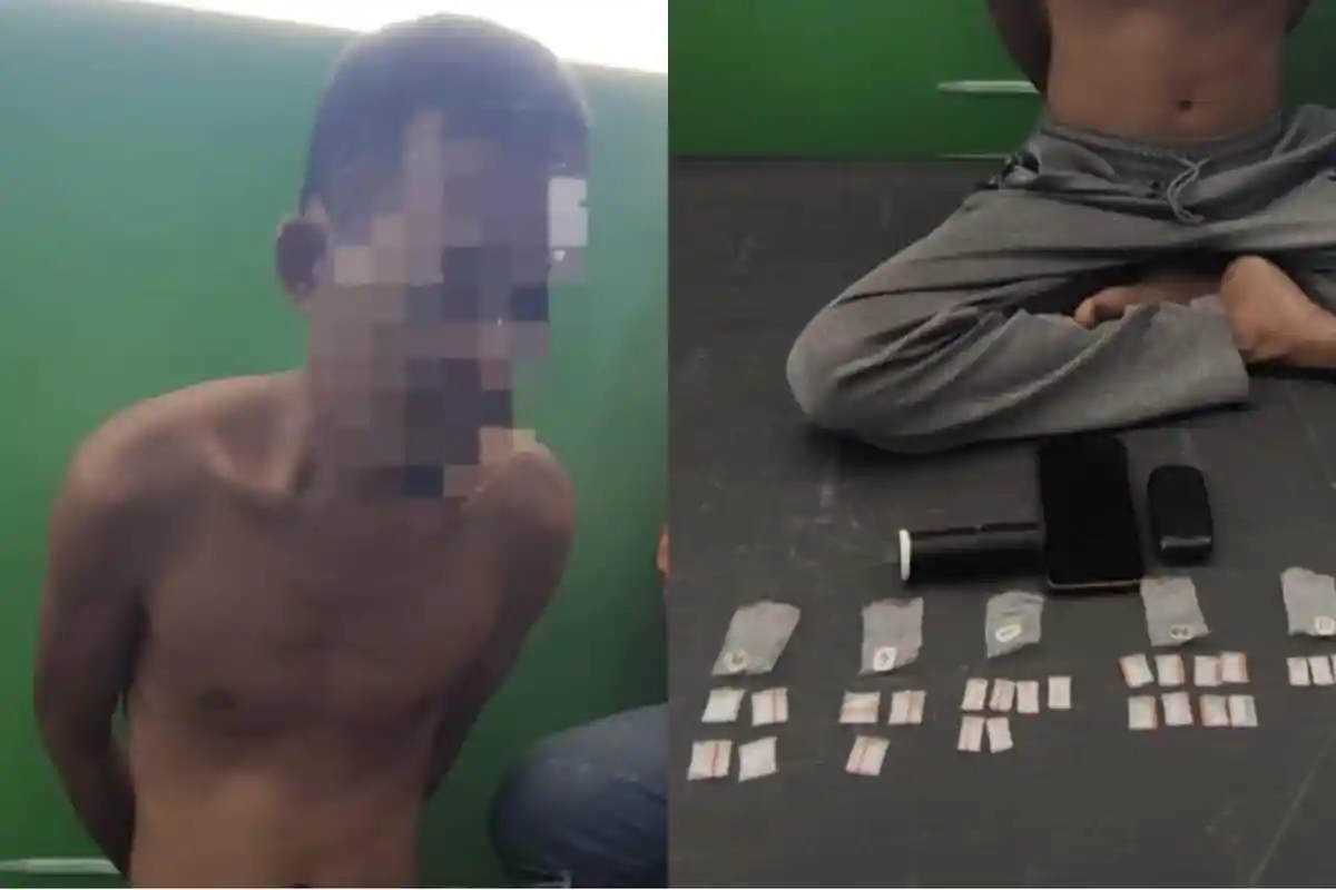 Sembunyikan 29 Poket Sabu Dalam Botol, Pria Paruh Baya di Kukar Diciduk Polisi