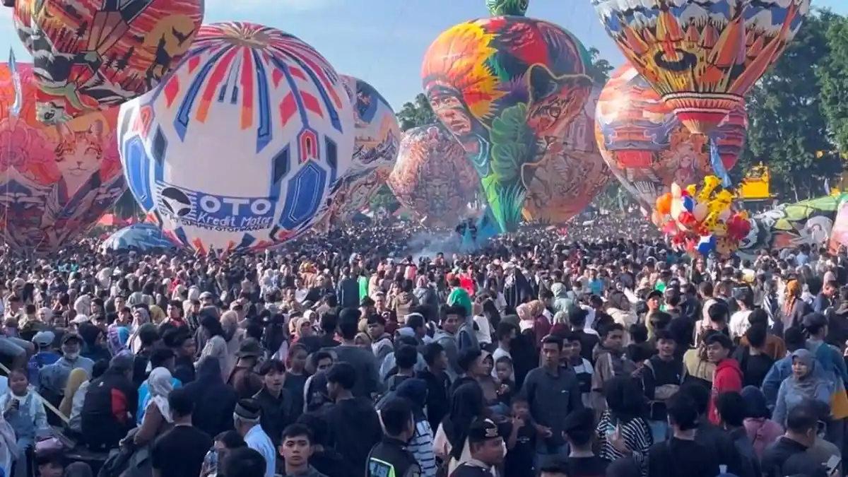 Balon Udara Jadi Primadona, Kunjungan Wisatawan ke Wonosobo Naik Signifikan Selama Libur Lebaran