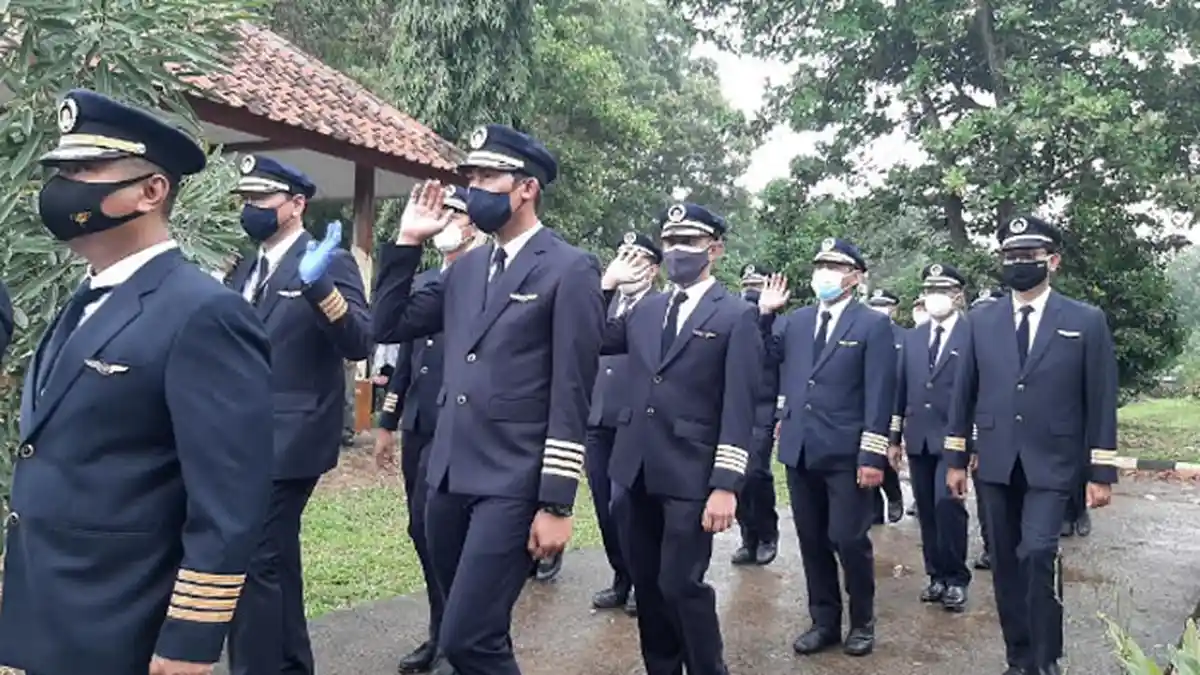 Suasana Jelang Pemakaman Captain Afwan, Pilot dan Pramugara Akan Beri Penghormatan Terakhir