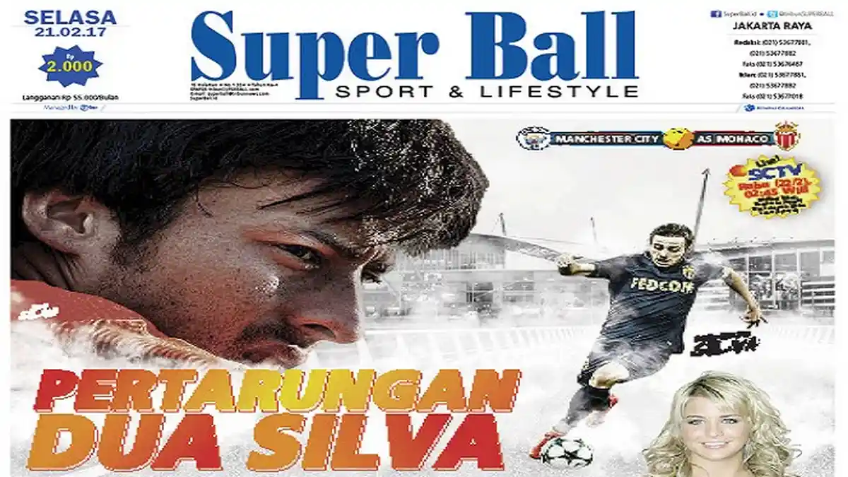 Manchester City Vs AS Monac: Duel Dua Silva