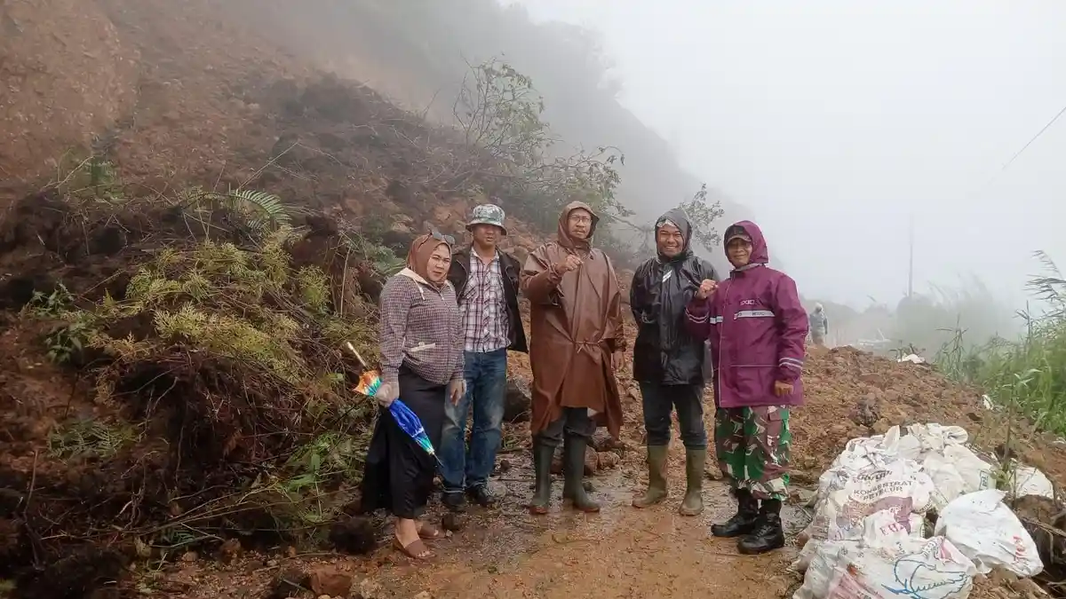 Hujan Deras 3 Hari Picu Longsor di Desa Gerlang, Pemkab Batang Percepat Penanganan Bencana