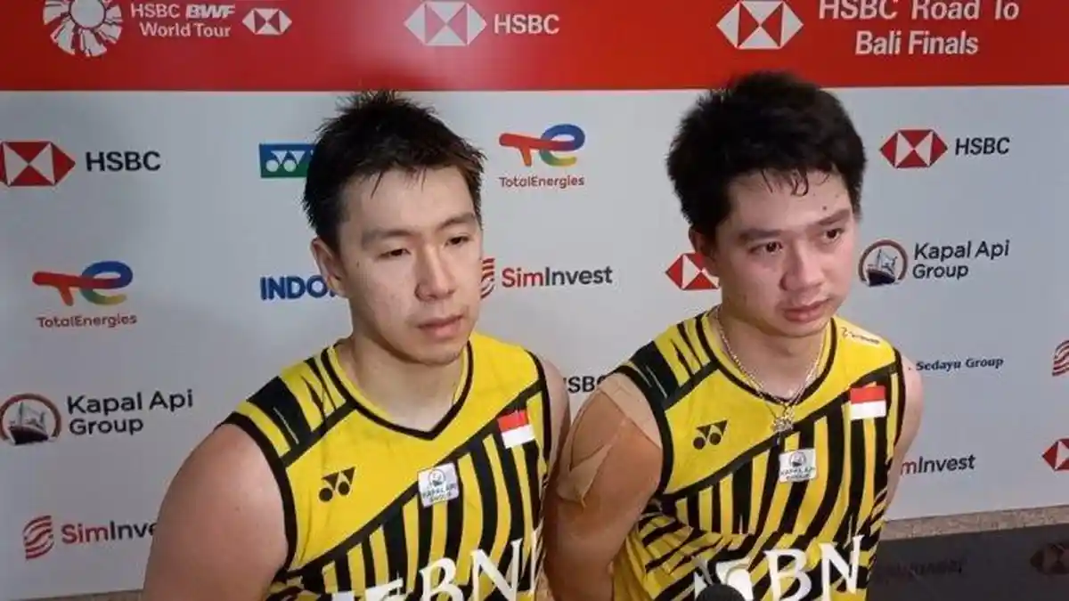 Hasil Semifinal BWF World Tour Finals 2021, Kiat Sukses Marcus/Kevin Paksa Lee/Wang Angkat Koper