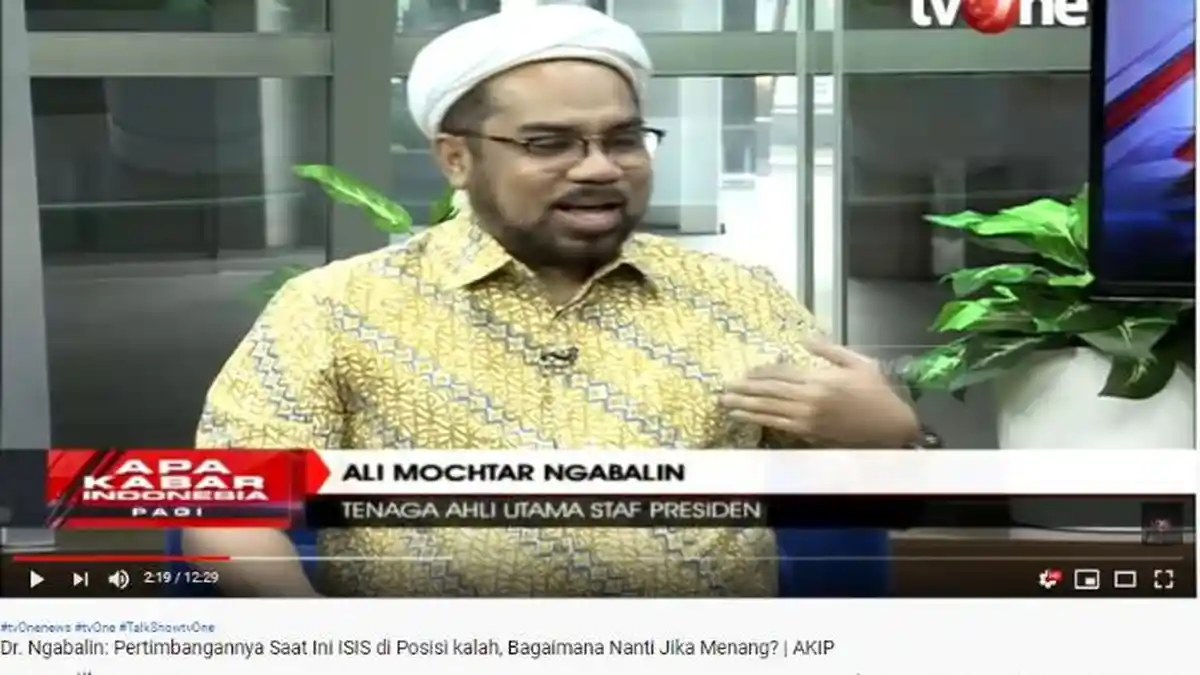 Ali Ngabalin: Kalau ISIS Menang Apakah Mereka Tetap Minta Pulang ke Indonesia?